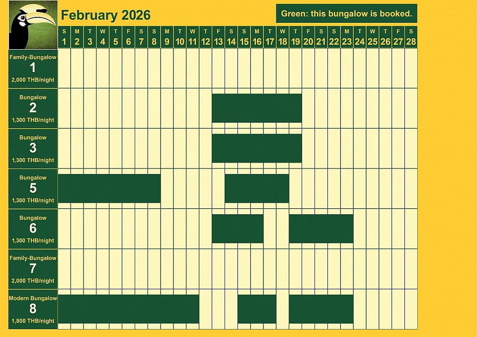 bookings February 2026
